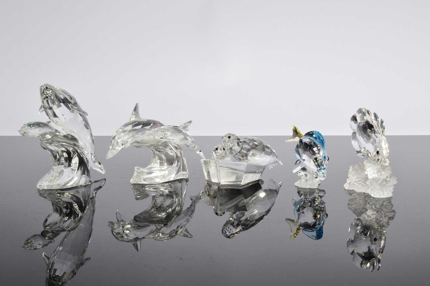 Lot 77 - Five Swarovski Sea creatures