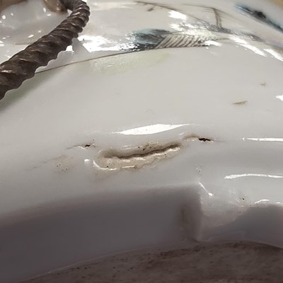 Lot 89 - A nice early 20th century Chinese porcelain and enamel decorated fish tureen and cover