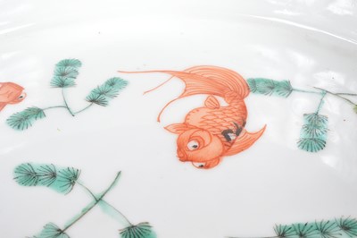 Lot 89 - A nice early 20th century Chinese porcelain and enamel decorated fish tureen and cover