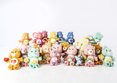 Lot 380 - Eight small plastic Care Bear models