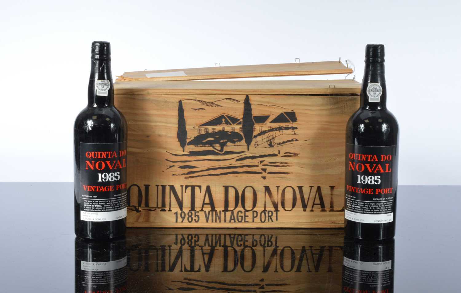 Lot 341 - Twelve bottles of Quinta do Noval 1985 Vintage Port