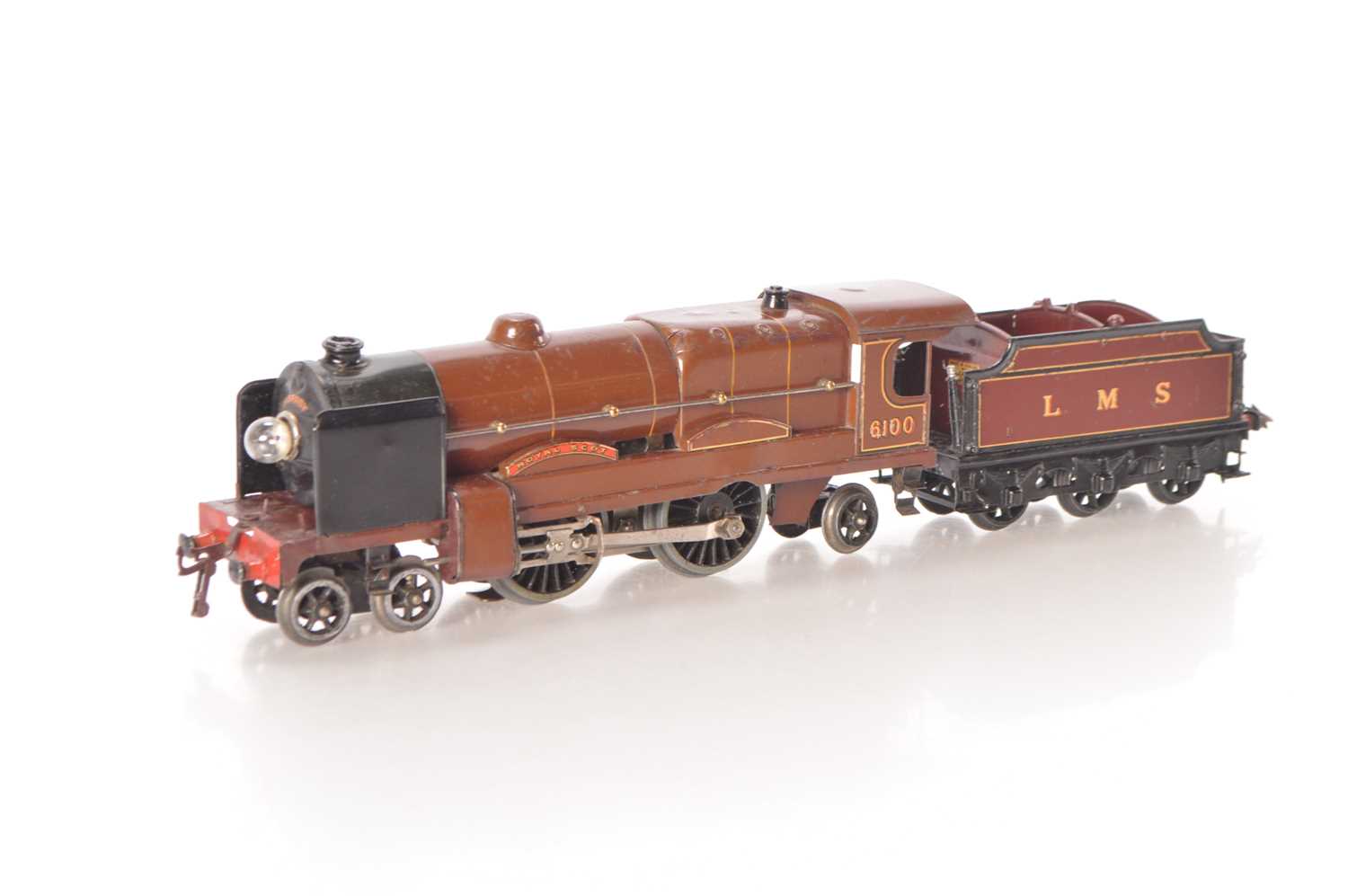 Lot 10 - Hornby 0 Gauge E320 Loco & Tender LMS maroon 'Royal Scot'