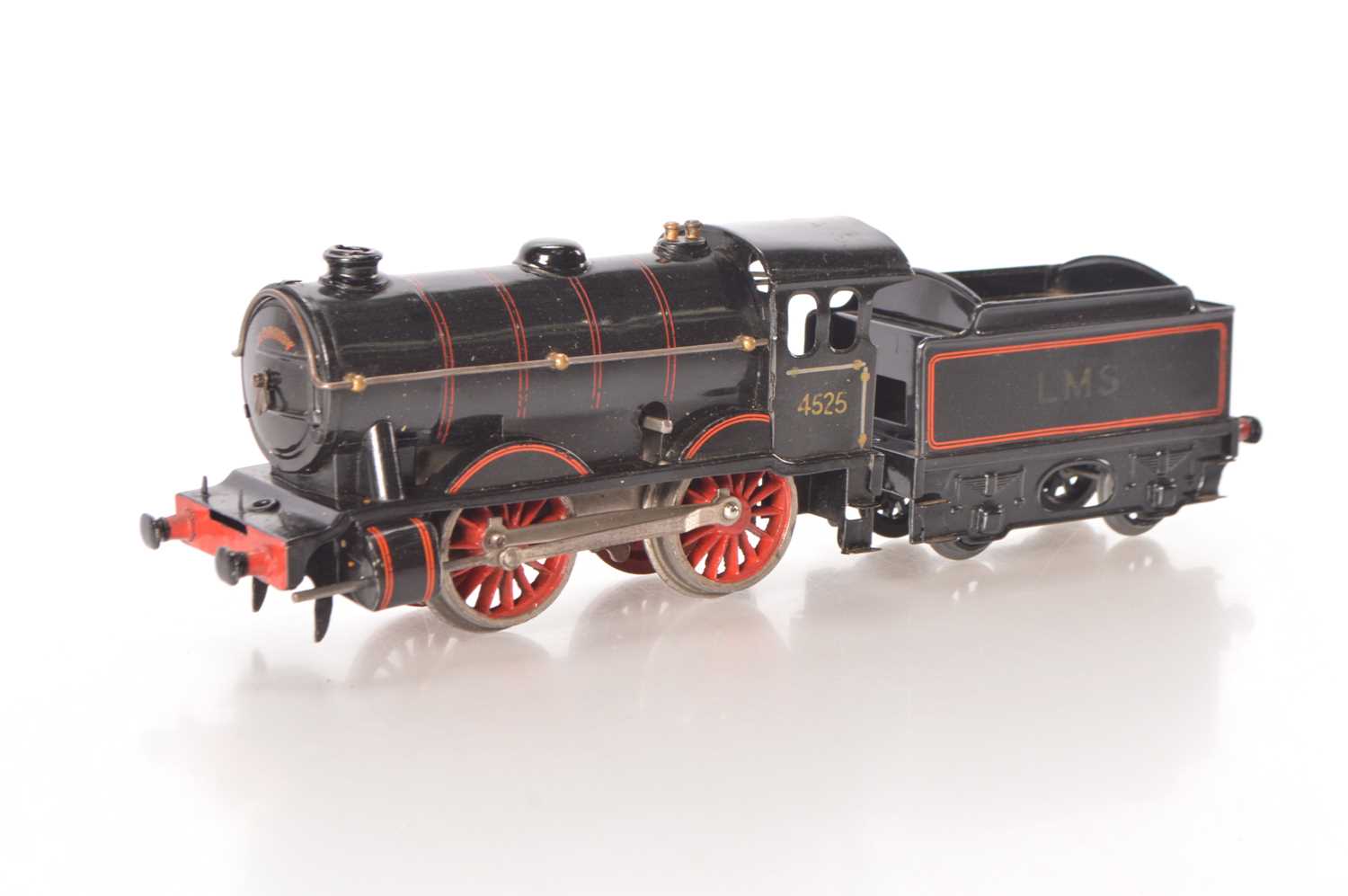 Lot 12 - Hornby 0 Gauge No.1 special Loco & Tender LMS lined black