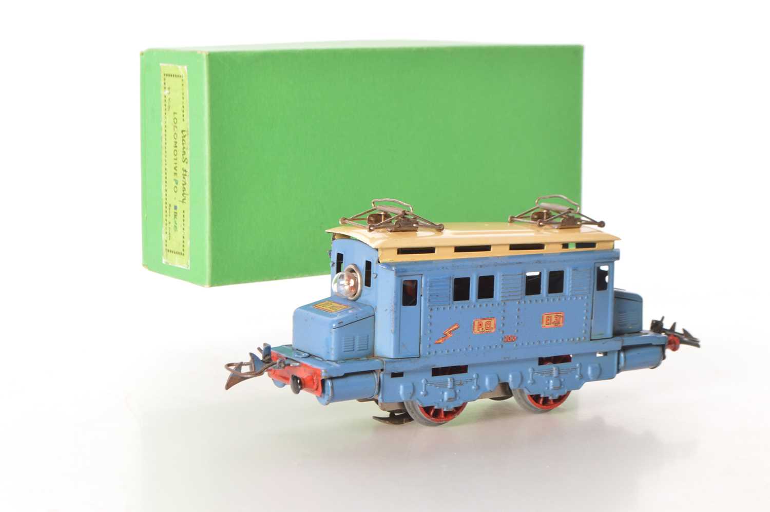 Lot 36 - French Hornby 0 Gauge 0-4-0 Steeple cab PO style Locomotive