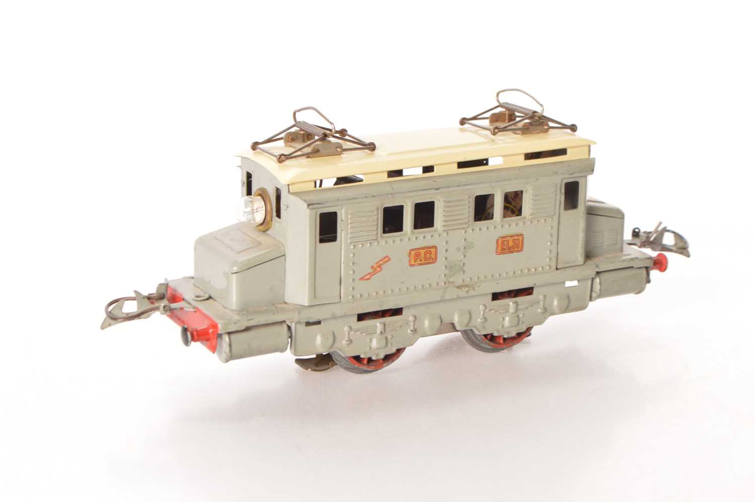 Lot 37 - French Hornby 0 Gauge 0-4-0 Steeple cab PO style Locomotive