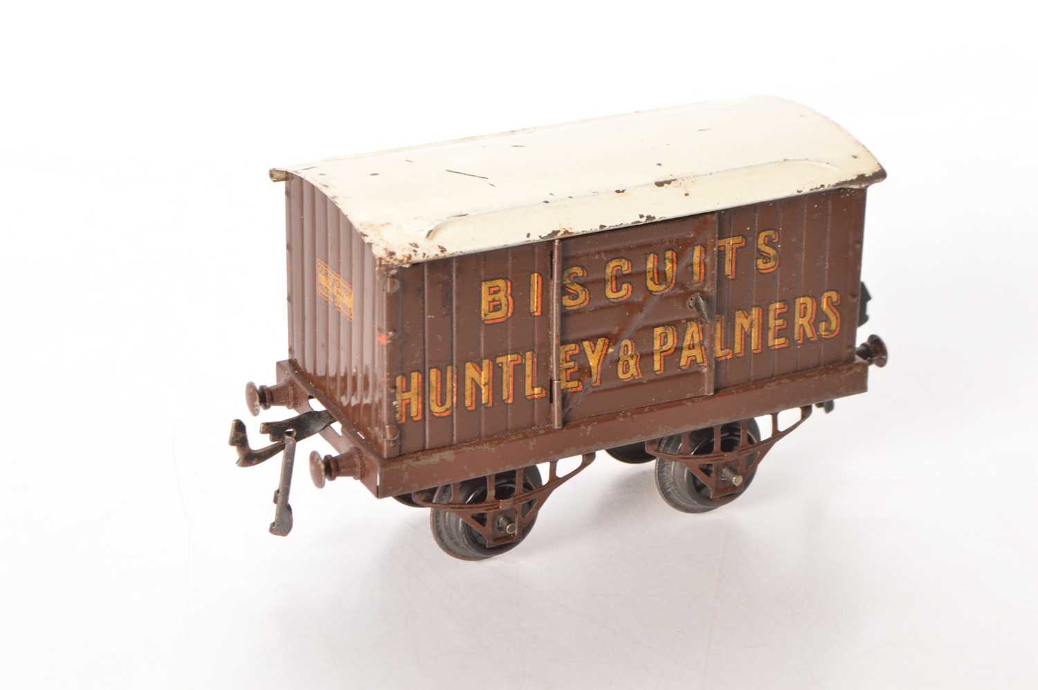 Lot 39 - French Hornby 0 Gauge Private owner van 'Huntley and Palmers'