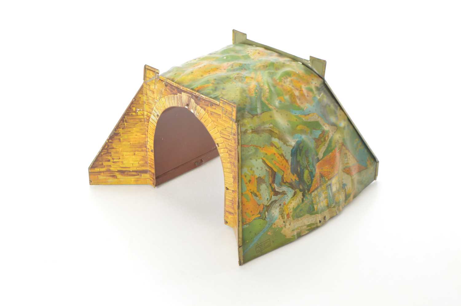 Lot 45 - Hornby 0 Gauge tinprinted Tunnel