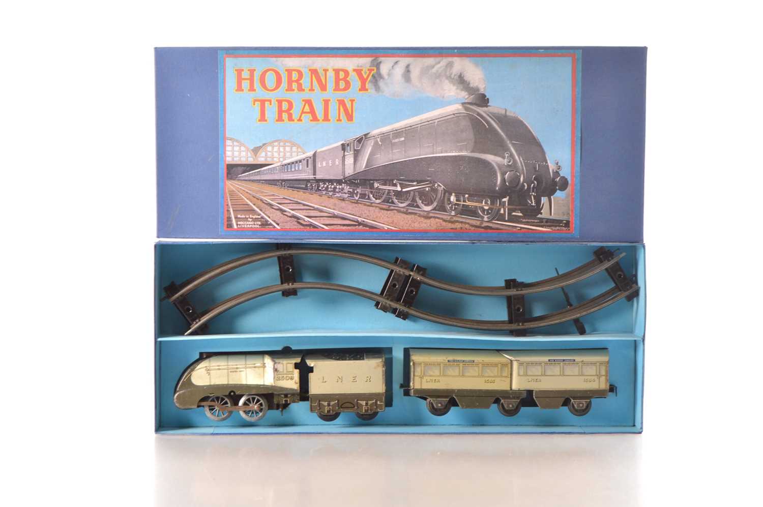 Lot 47 - Hornby 0 Gauge No.0 Streamlined LNER 'Silver Jubilee' Passenger set