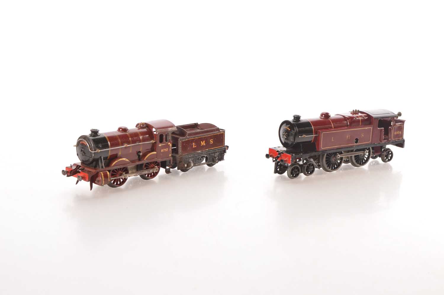 Lot 52 - Hornby 0 Gauge pair of LMS Clockwork Locomotives (2)