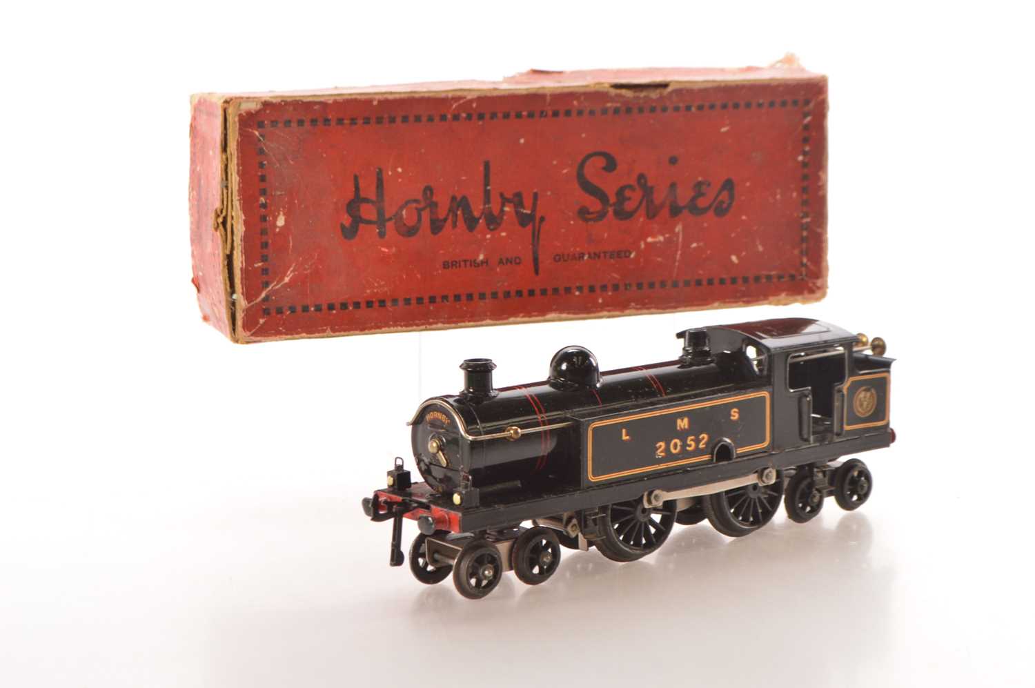 Lot 54 - Hornby 0 Gauge No.2 Clockwork 4-4-4 Tank Loco LMS lined black