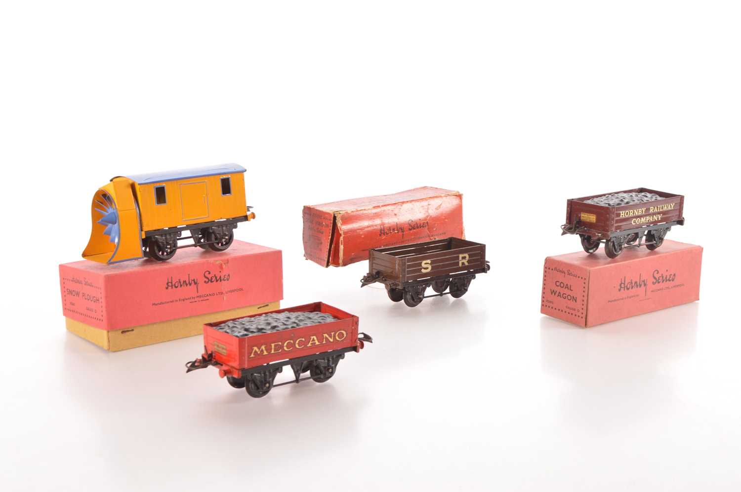 Lot 66 - Hornby 0 Gauge group of Goods wagons (4)