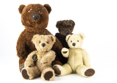 Lot 382 - Three Little Folk Teddy Bears