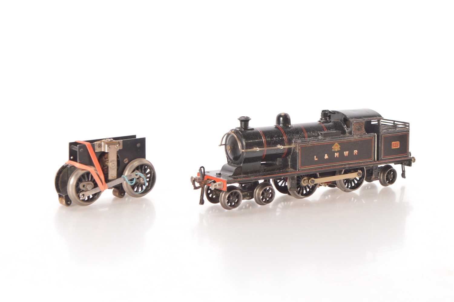 Lot 84 - Bing for Bassett-Lowke 0 Gauge 4-4-2 Tank Loco L&NWR lined Black