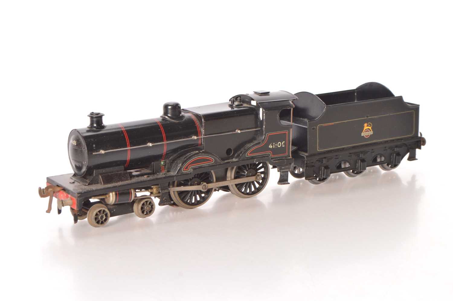 Lot 86 - Bassett-Lowke 0 Gauge 4-4-0 Loco & Tender BR black Compound
