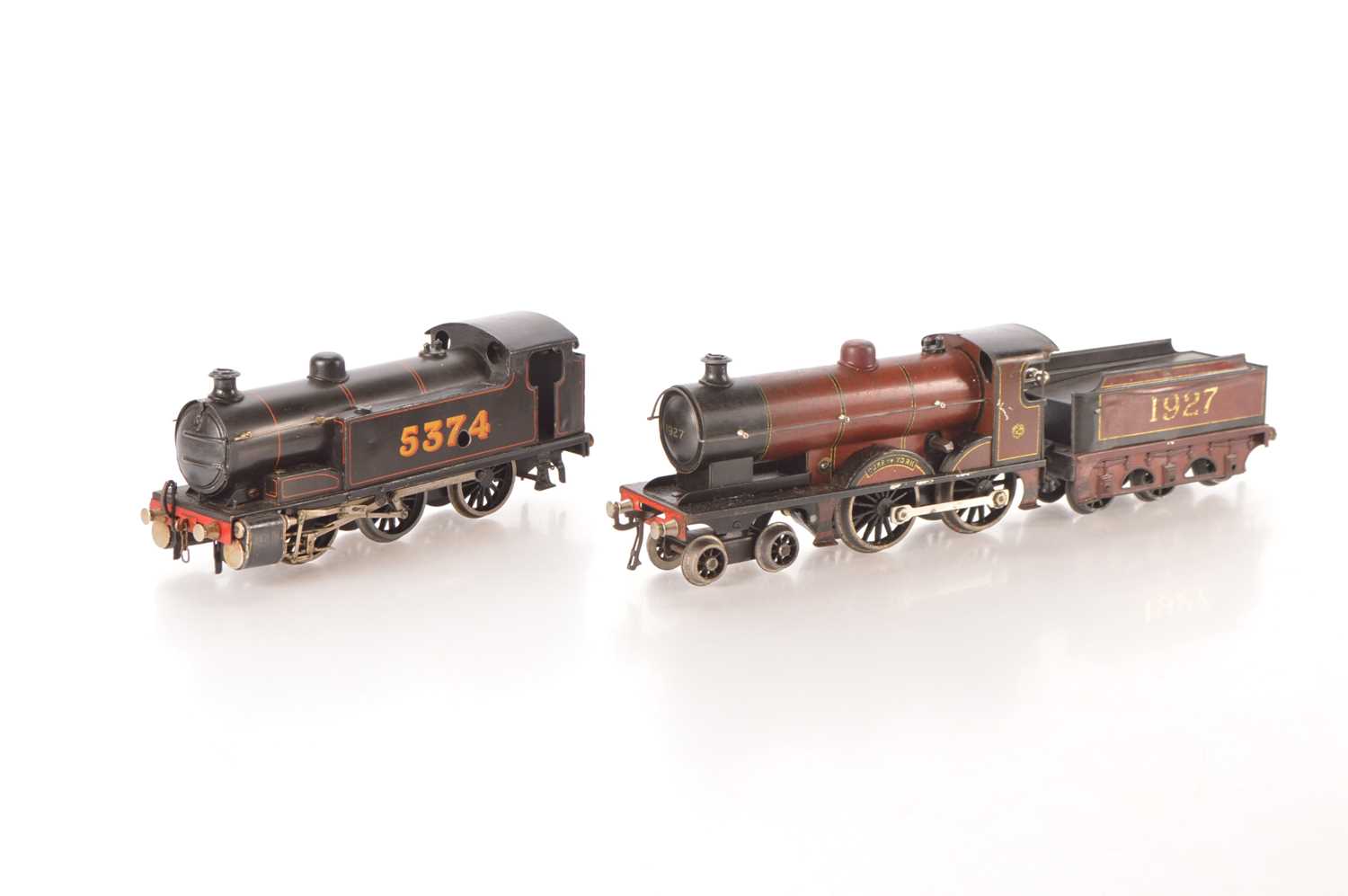Lot 89 - Bassett-Lowke  0 Gauge pair of Clockwork Locomotives (2)