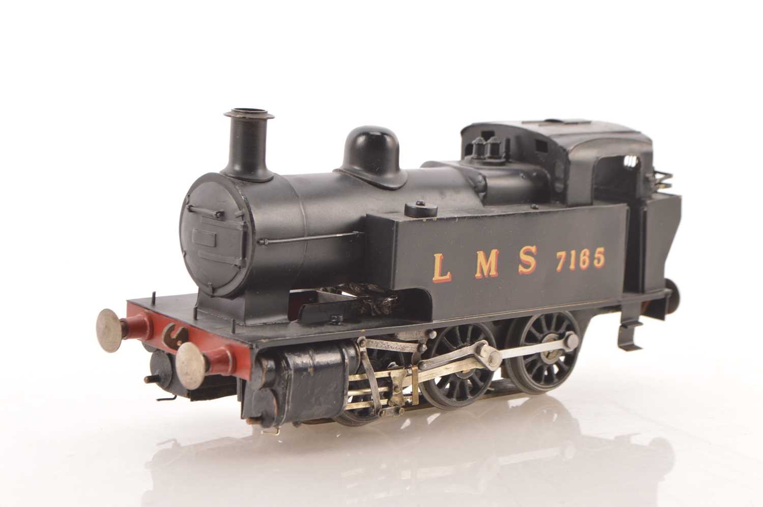 Lot 93 - A kit- or scratch-built 0 Gauge electric (3-rail) LMS 0-6-0 'Dock Tank'