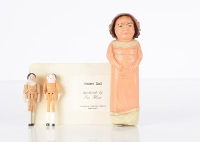 Lot 1049 - An unusual French celluloid two-faced doll