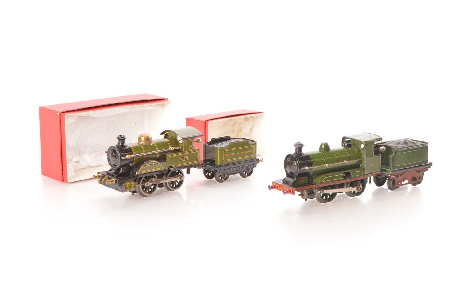 Lot 107 - Bing/Marklin 0 Gauge pair of Clockwork Locomotives (2)