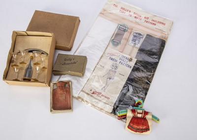 Lot 1051 - Post-war doll’s accessories