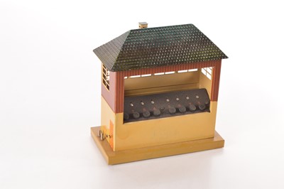 Lot 128 - Marklin 0 Gauge Ref: 13728/8 signal Box