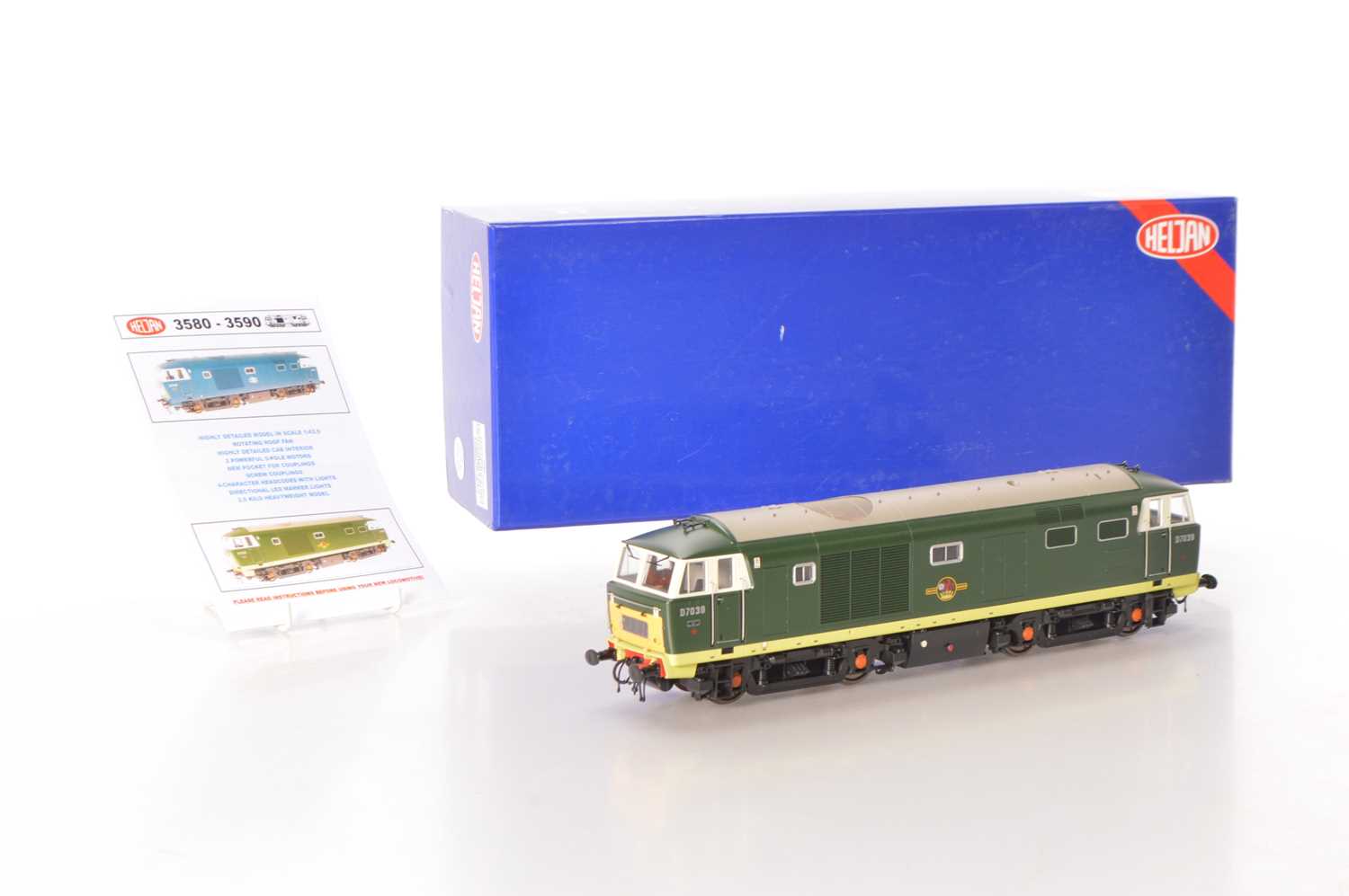 Lot 142 - Heljan 0 Gauge Modern issue Ref:3580 'Hymek' BR two tone green Diesel Locomotive
