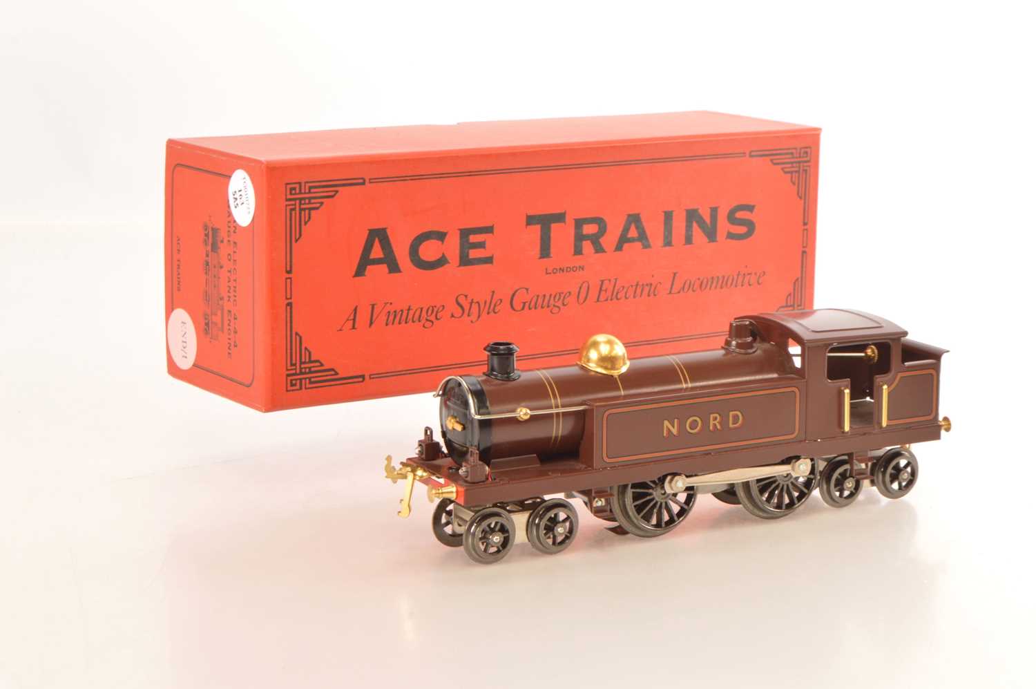 Lot 163 - Ace Trains modern issue Ref: END/1 4-4-4 Tank Loco Nord lined brown