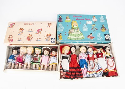 Lot 1056 - Codeg hard plastic dolls