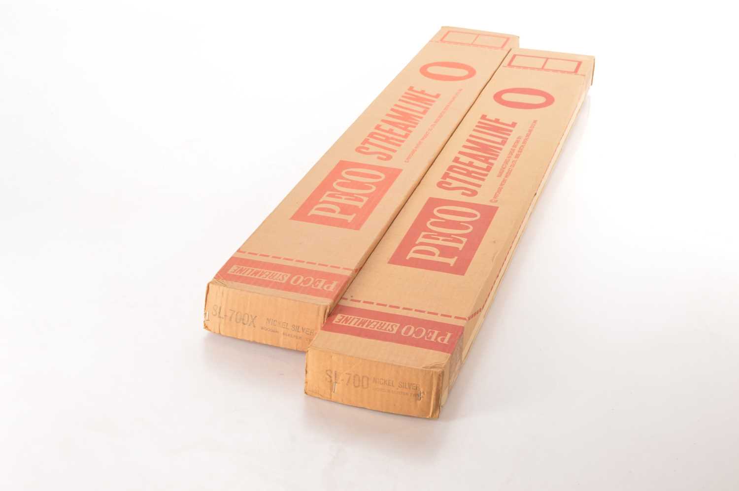 Lot 178 - Peco 0 Gauge Streamline SL-700 wooden sleeper type nickel silver track (2)