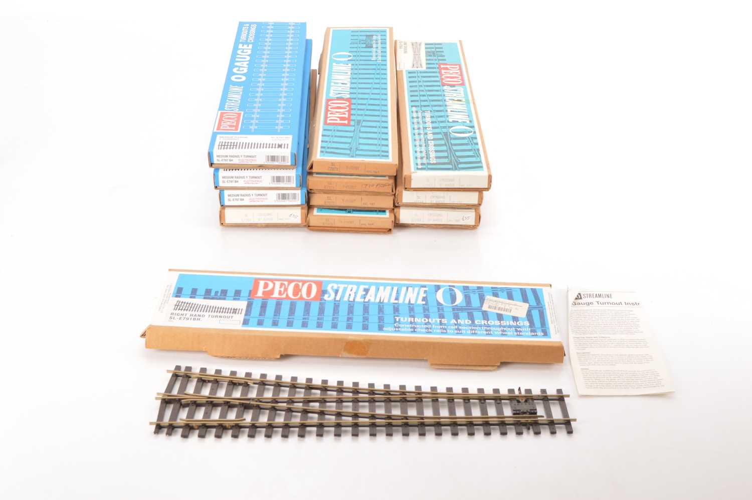Lot 179 - Peco 0 Gauge Streamline Points (12)