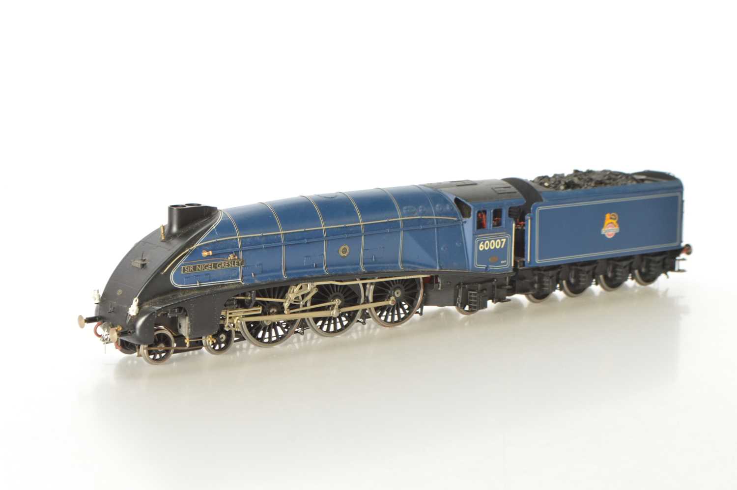 Lot 193 - DJH 0 Gauge Finescale Limited edition Ref: K307C Kit built 4-6-2 Loco & Tender BR blue Streamlined A4 class 'Sir Nigel Gresley'