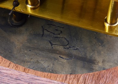 Lot 254 - GWR Drop Dial Fusee Train Station Clock