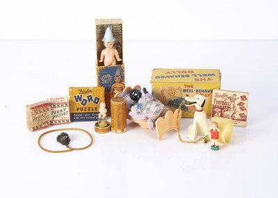 Lot 1072 - Novelty plastic doll toys