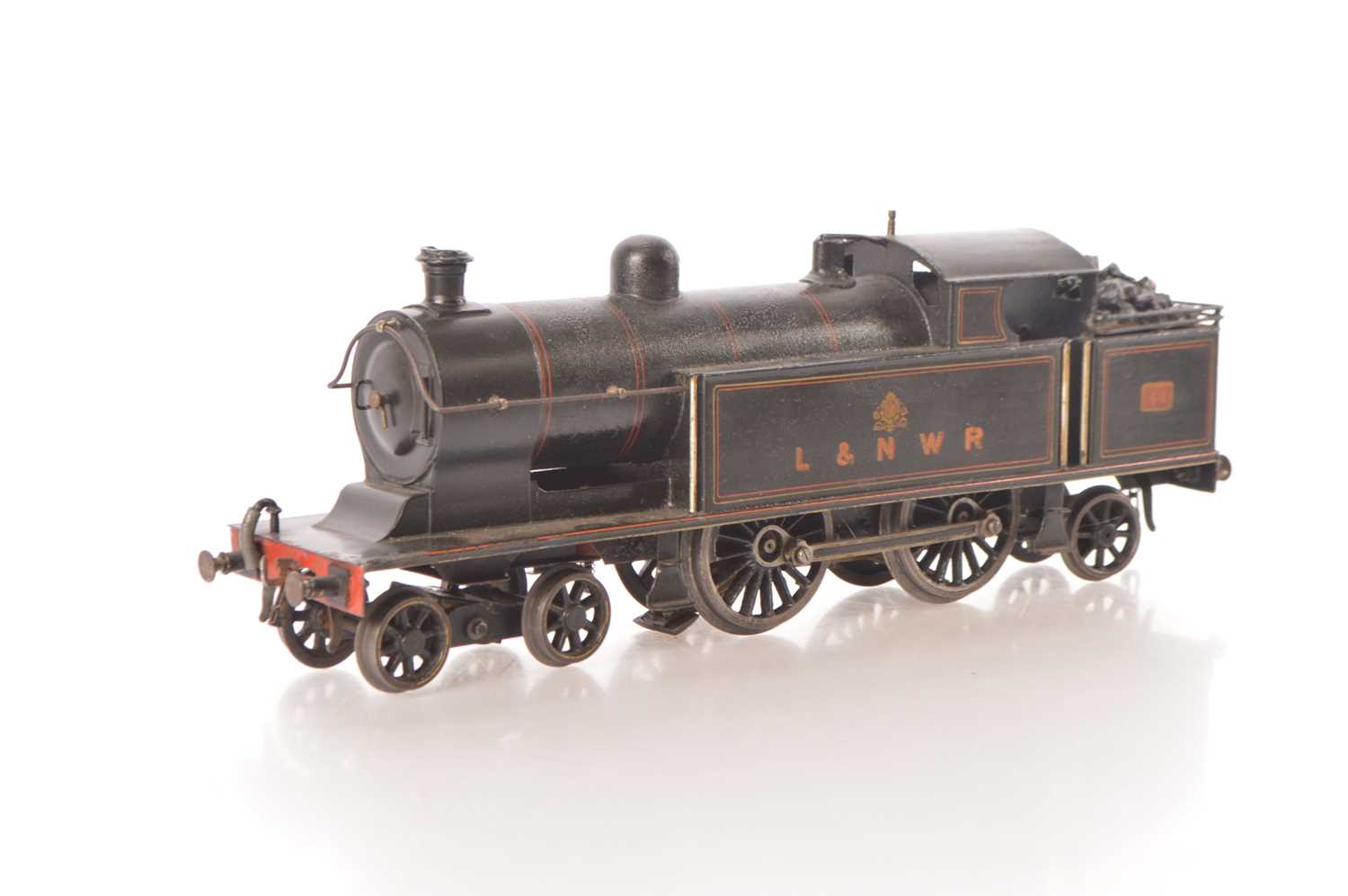 Lot 328 - Bing Gauge 1 4-4-2 L&NWR lined black Atlantic Tank Loco