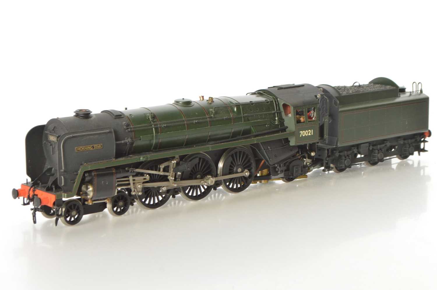 Lot 370 - Accucraft Gauge 1 (1/32 Scale) modern issue 4-6-2 Loco & Tender BR lined green Britannia Class 7 'Morning Star'