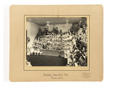 Lot 1080 - A rare large format gelatin silver printed commercial photograph of Norah Wellings’s trade show in 1934