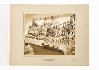 Lot 1087 - A rare large format gelatin silver printed commercial photograph of Norah Wellings’s trade show 1935