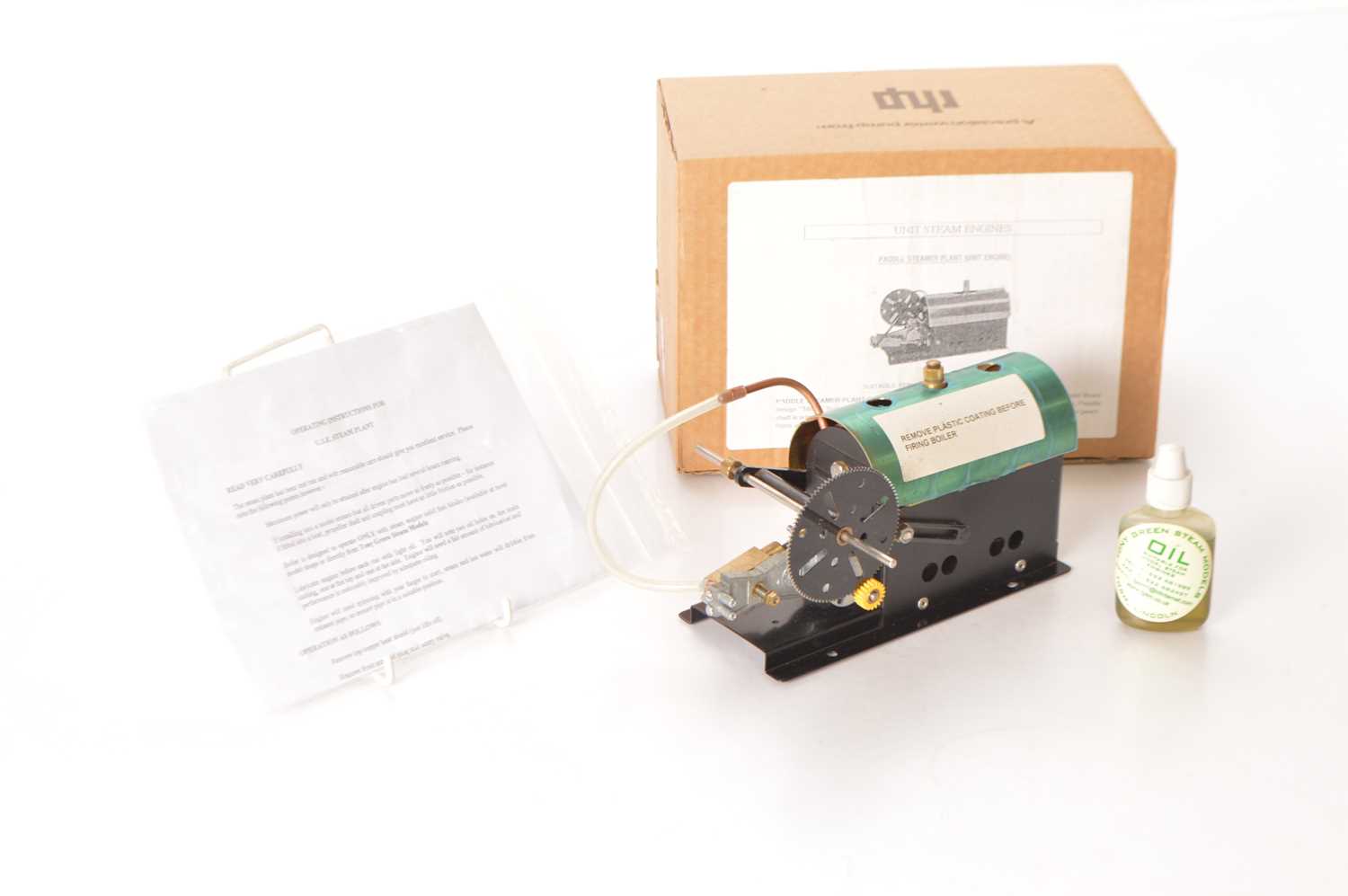 Lot 537 - A boxed and unused Marine Steam Engine by 'Unit Steam Engines' (Tony Green)