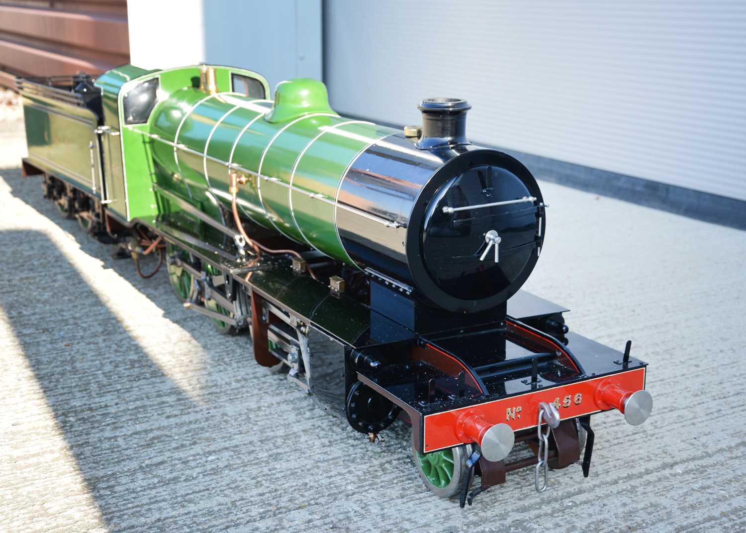 Lot 548 - 5 inch Gauge 2-8-0 Loco & Tender GNR (Great Northern Railway) lined green class 01 nick named 'Tangos'