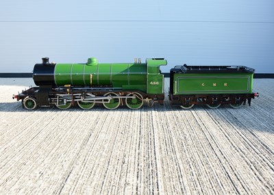 Lot 548 - 5 inch Gauge 2-8-0 Loco & Tender GNR (Great Northern Railway) lined green class 01 nick named 'Tangos'