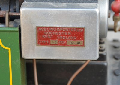 Lot 549 - Scratch built large scale Aveling type Steam Road Roller, Water Cart and Trailer van (3)
