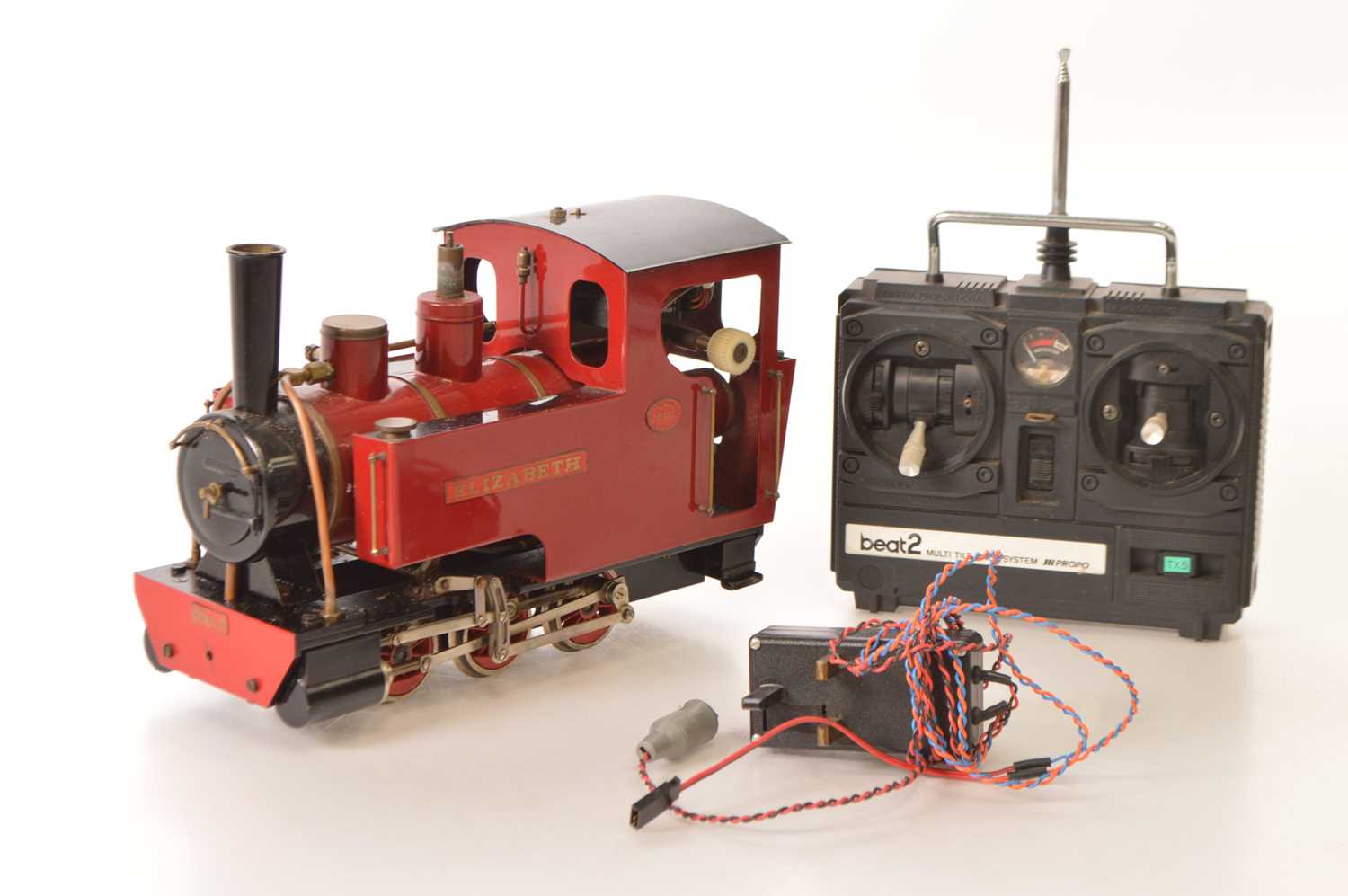 Lot 557 - Merlin Maestro 45mm Gauge 1 0-6-0 Narrow Gauge Tank Loco Maroon named 'Elizabeth'