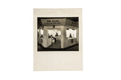 Lot 1098 - A rare large format gelatin silver printed commercial photograph of Norah Wellings’s trade show probably 1950s