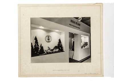 Lot 1099 - A rare large format gelatin silver printed commercial photograph of Norah Wellings’s trade show 1952