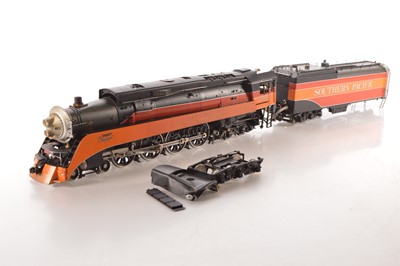 Lot 603 - Aster Hobbies Gauge 1 1/32 scale American outline 4-8-4 Loco and Tender Southern Pacific Daylight livery class GS4