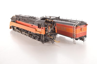 Lot 603 - Aster Hobbies Gauge 1 1/32 scale American outline 4-8-4 Loco and Tender Southern Pacific Daylight livery class GS4
