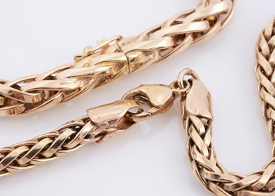 Lot 155 - A Citrine and diamond cluster pendant on a chevron link necklace