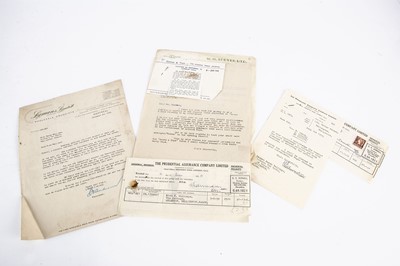 Lot 1120 - Various correspondence and paperwork for Norah Wellings