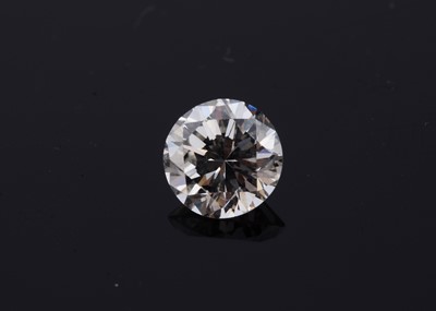 Lot 227 - An unmounted brilliant cut 0.60 cts diamond