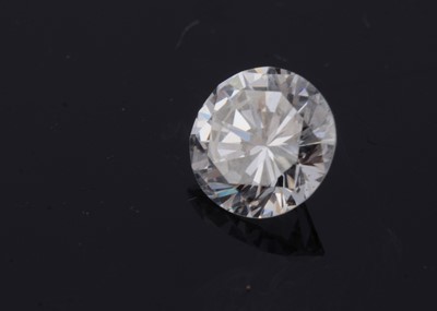 Lot 228 - An unmounted brilliant cut 0.59 cts diamond