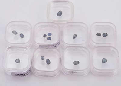 Lot 256 - A quantity of Nigerian Blue Sapphires (N)
